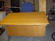 OFFICE DESK,  Solid wood and sturdy metal fram desk and....